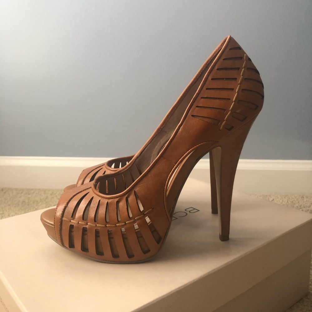 Bcbgeneration Platform Peep Toe Heels - image 4